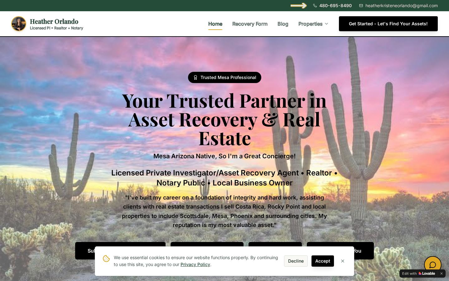 Assets & Real Estate